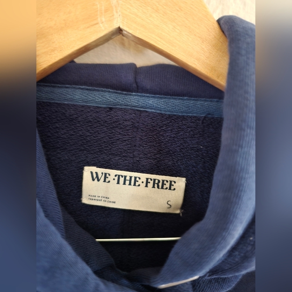 We The Free, Rose Funk Hoodie, Navy Combo, Size Small, MSRP$248 - Picture 7 of 9